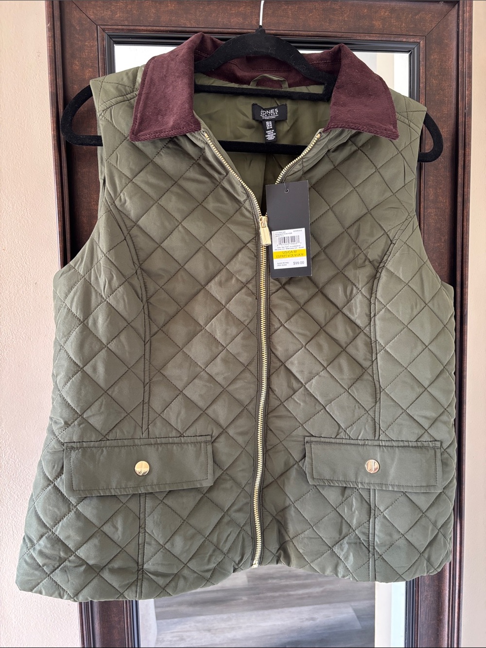 🐴NWT Jones New York Quilted Vest (medium)